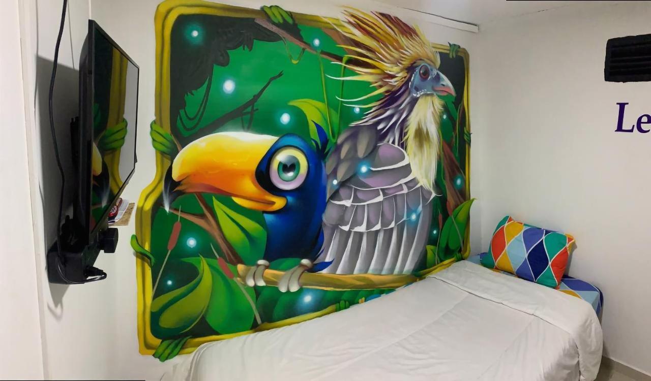 The Mural Hostel Bogotá Exteriér fotografie